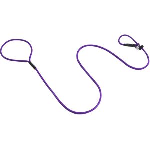 Jgd-Signature Laisse L&eacute;g&egrave;re Pour Chien Avec Bouchon Coulissant En Caoutchouc Pour Le Dressage - Pas Besoin De Collier Ou De Harnais - Violet - 1,25 M - Neuf