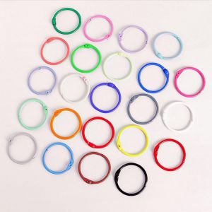 Anneaux De Reliure - 30 Pcs Anneaux Reliure,Anneaux Reliure,Anneaux De Classeur À Anneaux De 30 Mm,Pour Scrapbooking, Album, Mémo, Porte-Clés (Multicolore) - Neuf