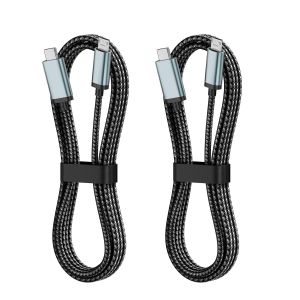 Eryi-Usb C To Micro Usb Câble 1m, Nylon Tressé Short Type C To Micro Usb Cordon Compatible Avec Samsung Galaxy S7 S6, J7, J3, Lg, Htc, Ps4, Kindle, Xbox Controller, Casque D'écoute, Android Phone(Gra - Neuf