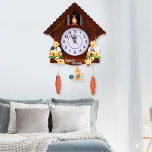 Cabane dans les arbres horloge à coucou Art mural Vintage Home Decor - Neuf