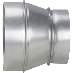 80/100 mm Réducteur de Conduit en Acier Galvanisé,Résistant à la Corrosion,Idéal pour Ventilation,Chauffage,Drainage,Evacuation,Climatisation.Performances Durables.Large Gamme de Dimensions - Neuf