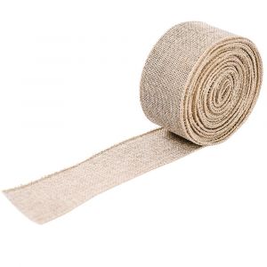 Ruban De Noël De La Toile De Jute À Carreaux (5 Cm X 6 M) Pour L'emballage, La Décoration, Les N?uds Floral - Neuf