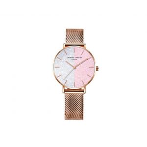Montre Ciel &Eacute;toil&eacute; Pour Femme R034 Avec Bracelet En Maille Et Mouvement &Agrave; Quartz - Neuf