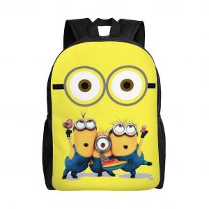 Sac à dos Minions pour adolescent, cartable en toile, unisexe, XTYD9188 - Neuf