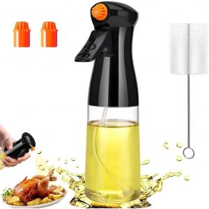 Eryi-Vaporisateur Huile, Spray Huile Cuisine, 200 Ml Bouteille Huile Avec Brosse De Nettoyage, Pulvérisateur D'huile Bbq, Cuisson, Four, Barbecue, Salade - Neuf