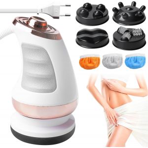 Appareil De Massage Cellulite &Eacute;lectrique : Appareil De Massage Anti-Cellulite Avec 3 T&ecirc;tes En Tissu Et 5 T&ecirc;tes De Massage Pour Le Ventre, Les Jambes, Le Massage De La Cellulite, Le Levage De La Peau - Neuf