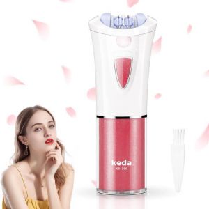 &Eacute;pilateur &Eacute;lectrique Femme,Portable Epilateur Visage Femme,Rasoir Electrique Femme Sans Fil &Agrave; 2 Vitesses Avec Lumi&egrave;re Led,Pour &Eacute;pilateurs Visage, Aisselles, Tondeuse Maillot Femme. - Neuf