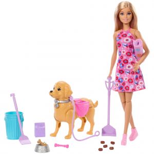 Barbie Walk & Potty Pup - Neuf