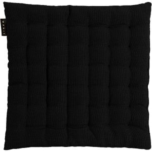 Pepper Elégante Galette De Chaise 40x40 Cm,Coton,Lavable En Machine,Noir - Neuf