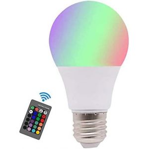 Sjzg-&reg; 1 Ampoule Led Rvb Edison De Couleur Avec Changement De Couleur 5 W &iquest; 16 Couleurs Rvb &iquest; T&eacute;l&eacute;commande Sans Fil Incluse - Neuf