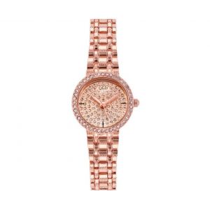Montre &Agrave; Quartz Pour Femme Avec Bracelet En Acier Et Cadran Rond Et Fonction &Eacute;tanche - Neuf