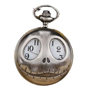 Montre &Agrave; Gousset Dor&eacute; Mr Jack Cadran Blanc Nightmare Before Christmas Homme Femme - Neuf