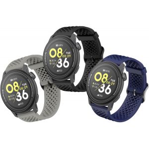 Silicone Bracelet 22Mm Compatible Avec Coros Pace 3/Pace Pro/Apex 2 Pro/Apex Pro/Apex 46Mm Sport Remplacement Pour Coros Vertix Bracelets Pour Homme Femme - Neuf