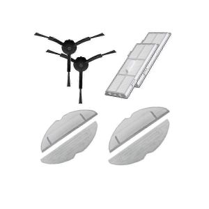 Brosses principales/lat&eacute;rales de rechange et tampons de vadrouille pour pi&egrave;ces d'aspirateur robot S8/S8+/S8 Pro/G20 - Neuf