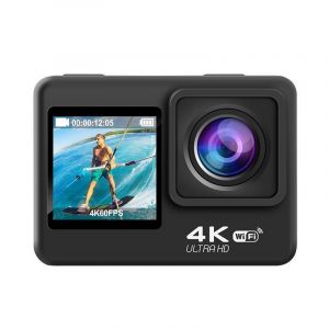 Camera Sport 4K Ultra HD EIS Double Écran Contrôle Wi-Fi et Télécommande YONIS - Neuf