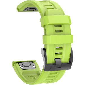 22 Mm Sport Bracelet Pour Fenix 7, Bracelet De Montre 22mm Bande Remplacement En Silicone Compatible Avec Fenix 7/Fenix 5 Plus/Fenix 5/Fenix 6/Fenix 6 Pro/Forerunner 935/945/Approach S60/Epix - Neuf