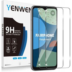 Verre Tremp&eacute; Pour Fairphone 4 Protection Ecran, 2 Pi&egrave;ces Protection &Eacute;cran Film, Anti Rayures, Duret&eacute; 9H Glass, Sans Bulles - Neuf