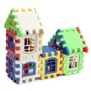 24PCS Enfants Puzzle blocs en plastique maison jouet - Neuf