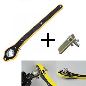 Clé à cliquet Jack d'économie de main-d'?uvre automatique Type de croix Outil de réparation à la main en acier Moto Outil automobile Garage Pneu Roue Poignée de cosse - Neuf