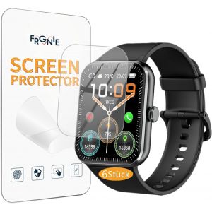 CMJAAGUR-Protecteur D'&Eacute;cran Compatible Avec Blackview Smartwatch 1,85"" (6 Pi&egrave;ces) Hd Flexible Tpu Compatible Avec Iowodo R30 Pro, R50 Montre Intelligente 1,85 Pouces[M61] - Neuf