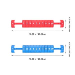 Lot de 2 tableaux d'affichage durables pour baby-foot - Compteurs de score compacts pour billard et baby-foot - Neuf