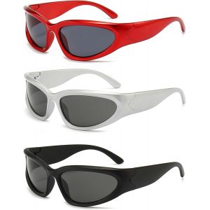 Kathlelxh-Lunettes De Soleil Homme, Lunettes De Soleil Polarisées, Surlunettes De Soleil, Lunettes De Soleil Dames, Y2k, Lunettes De Soleil Conducteur, Course, Vélo, Lunettes De Soleil De Go[H217] - Neuf