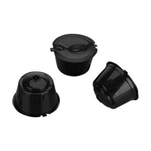 Pour Dolce Gusto Machine Pod Filtre rechargeable réutilisable,noir - Neuf