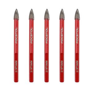 Set de Foret Sec - 10 pi&egrave;ces Foret au Carbure avec Changement Rapide de Tige Hexagonale pour Bois Plastique Ma&ccedil;onnerie C&eacute;ramique B&eacute;ton Marbre (5mm*2+6mm*4+8mm*2+10mm+12mm) - Neuf