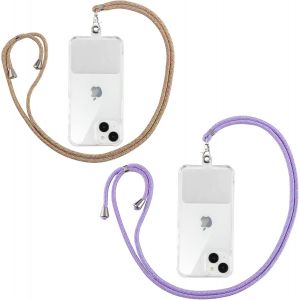 Kal-Universelle Lani&egrave;res De T&eacute;l&eacute;phone En Bandouli&egrave;re Avec Patch, Adjustable R&eacute;glable Amovible En Nylon Pendentifs Collier De Longe Porte-Cl&eacute;s Cordon Pour Plupart De T&eacute;l&eacute;phones Intelligents - Neuf