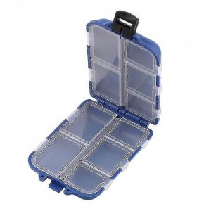 Bo&icirc;te De Rangement &Eacute;tanche &Agrave; 10 Compartiments Pour La P&ecirc;che &Agrave; La Mouche &iquest; &Eacute;tui De Rangement Durable Pour Leurres, Hame&ccedil;ons Et App&acirc;ts &iquest; Organiseur Portable Pour Mat&eacute;riel De P&ecirc;che - Neuf