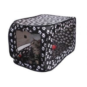 Cage Portable Pour Chien Et Tente Escamotable Avec Fen&ecirc;tre En Maille Pour Chats Et Chiens - Neuf