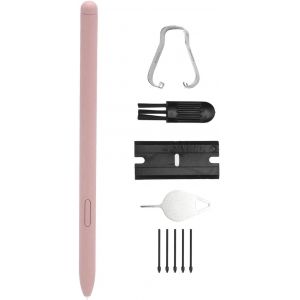 Stylet pour Galaxy Tab S6 Lite, Stylet pour Tablette avec 5 Embouts de Rechange pour Galaxy Tab S6 Lite 10,4 Pouces SM-P610 SM-P615 (Rose) - Neuf