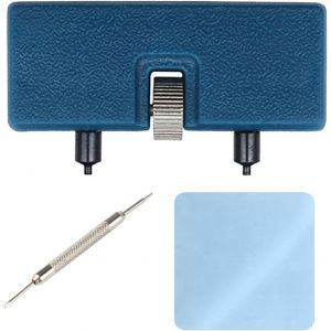 KALANKA-Ouvre-Bo&icirc;tier de Montre Avec Extracteur de Courroie et Chiffon de Nettoyage - Outil de Changement de Pile et R&eacute;paration R&eacute;glable - Neuf