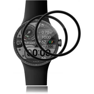 Kal-Lot De 2 Films De Protection D'écran En Verre Blindé Pour Google Pixel Watch 3 45 Mm, Résistant Aux Rayures, Anti-Bulles, Film De Protection D'écran Pour Pixel Watch 3 45 Mm, Pixel Watch 3 45 Mm - Neuf