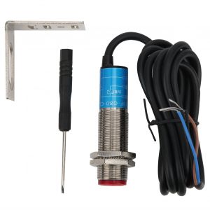 XYONG Capteur de lumiere a reflexion diffuse laser NPN, interrupteur photoelectrique normalement ouvert M18 6-36 V CC - Neuf
