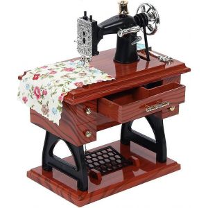 Mini Bo&icirc;te &Agrave; Musique Vintage, Simulation De Machine &Agrave; Coudre, Cadeau Pour Nouveau-N&eacute;, Enfants - Neuf