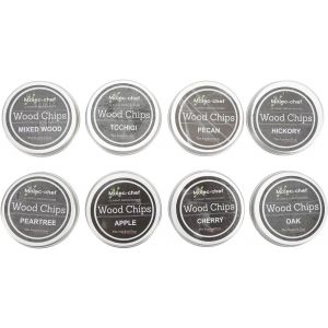 Ulteronixshop-Ensemble de Copeaux de Bois de Whisky - 8 Copeaux de Bois de Fumeur - Kit de Fumeur de Cocktail pour une Saveur Am&eacute;lior&eacute;e dans les Boissons et les Aliments Fum&eacute;s - Neuf