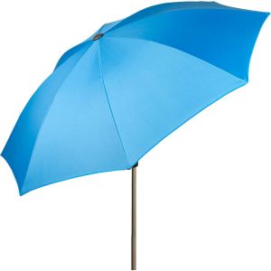 Grand Parasol De Plage,220 Cm,Couleur Bleu,Mât En Acier,Inclinaison Et Hauteur Réglables,Tissu Polyester,Protection Uv50,Grands Parasols,Y Compris Sac De Transport Avec Poignée (62336) - Neuf