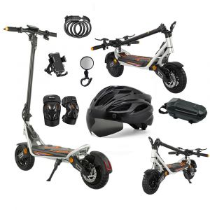 Trottinette Électrique Pliable Kukirin A1 Cadre En Fer Puissance 800w Tension 48v Vitesse Maximale 45km/H - Neuf