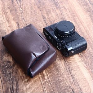 Café - Étui En Cuir Pour Appareil Photo Numérique Compact, Pochette Pour Appareil Photo Fujifilm Fuji X100v X100f X100t X100s Xf10 X70 - Neuf