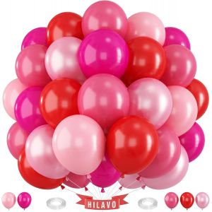 AYUHR-Lot de 60 ballons en latex de 30 cm, style rétro, poussiéreux, bleu, rose, marron, blanc, sable, pour garçons ou filles, décoration pour fête prénatale, anniversaire - Neuf