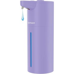 KAL-Distributeur De Savon Automatique, Réglable À 15 Vitesse 370Ml Distributeur Savon Automatique Mural, Sans Contact Distributeur Savon,Convient Pour La Cuisine, La Salle De Bain - Neuf