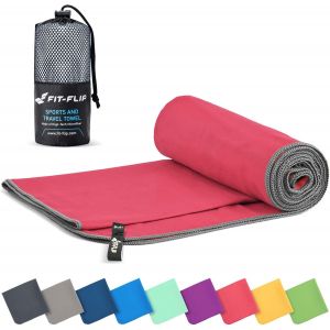 Rfvvv-Serviette Microfibre - Pour Le Sport, Musculation Et La Piscine - Compacte, Ultra-L&eacute;g&egrave;re Et Rapidement S&egrave;che - Parfait Pour Natation, Plage Et Voyage - Neuf