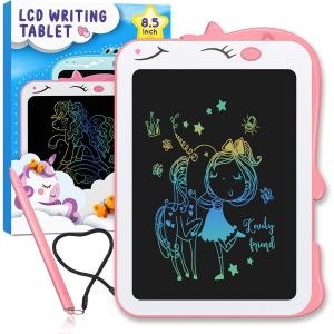 ERYI-Licorne Jouet Enfant Fille Cadeau: Tablette Dessin Enfant Malette Dessin Tableau Ardoise Magique Jeux Educatif Jouet Fille Enfants 2 3 4 5 6+ Ans Cadeaux Filles Anniversaire Cadeaux Noel - Neuf