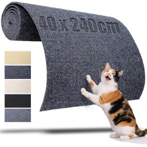 Griffoir Chat Canap&eacute; 120x30 Cm Protection Canape Chat Auto-Adh&eacute;sif Blanc Pour Diy Planches &Agrave; Griffer Canap&eacute; Griffoir Meubles Murs - Neuf