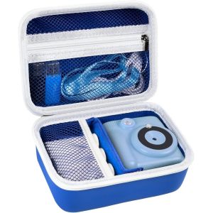 Sac pour appareil photo pour enfant compatible avec GREENKINDER/pour Uleway/Gofunly/pour appareil photo numérique NUOTUN. Boîte de rangement pour appareil photo instantané,bleu foncé,non - Neuf