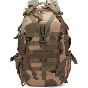 KALANKA-Sac à Dos Randonnée Tactique Militaire 25L Sacs à Dos Tactiques Militaires pour Hommes Sac de Jour Molle Sac à Dos de Fitness Sac à Dos de randonnée pour Trekking Randonnée - Neuf