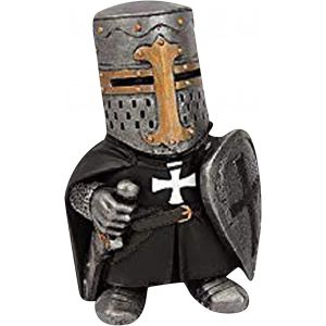 Nouvelhorizonstore-Nain De Jardin Statue De Jardin Gardiens Gardiens De Garde Armure Chevalier Sculpture Gnome Figurine De Jardin D&iquest;&iquest;Coration Pour La Maison, La Cour, La Pelouse, Le Jardin, 13x9 Cm (0 - Neuf