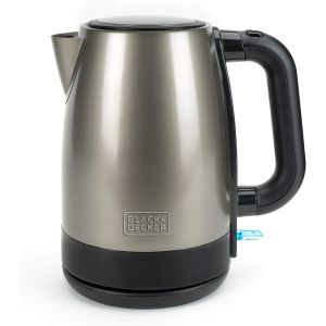 Bxke2201e - Bouilloire Électrique 2200w, 1,7l, Arrêt Automatique, Sans Fil, Inox Anti-Trace De Doigts - Neuf