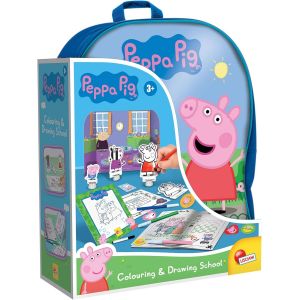 Sac a dos coloriage et école de dessin-Peppa Pig-LISCIANI - Neuf